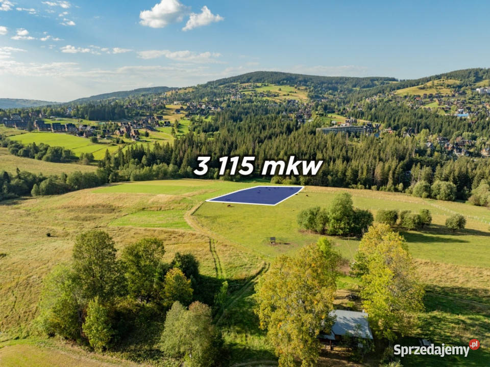 Działka rolna 3115 m Kościelisko