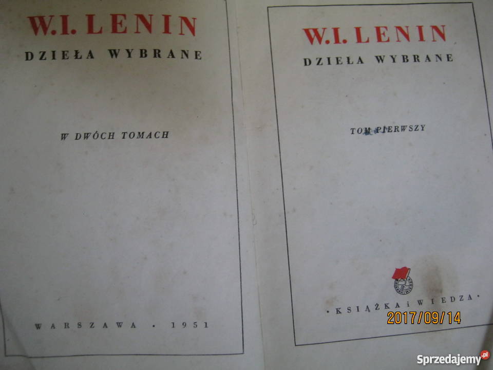 Dziela Lenina i Encyklopedia rewolucji Rzeszów