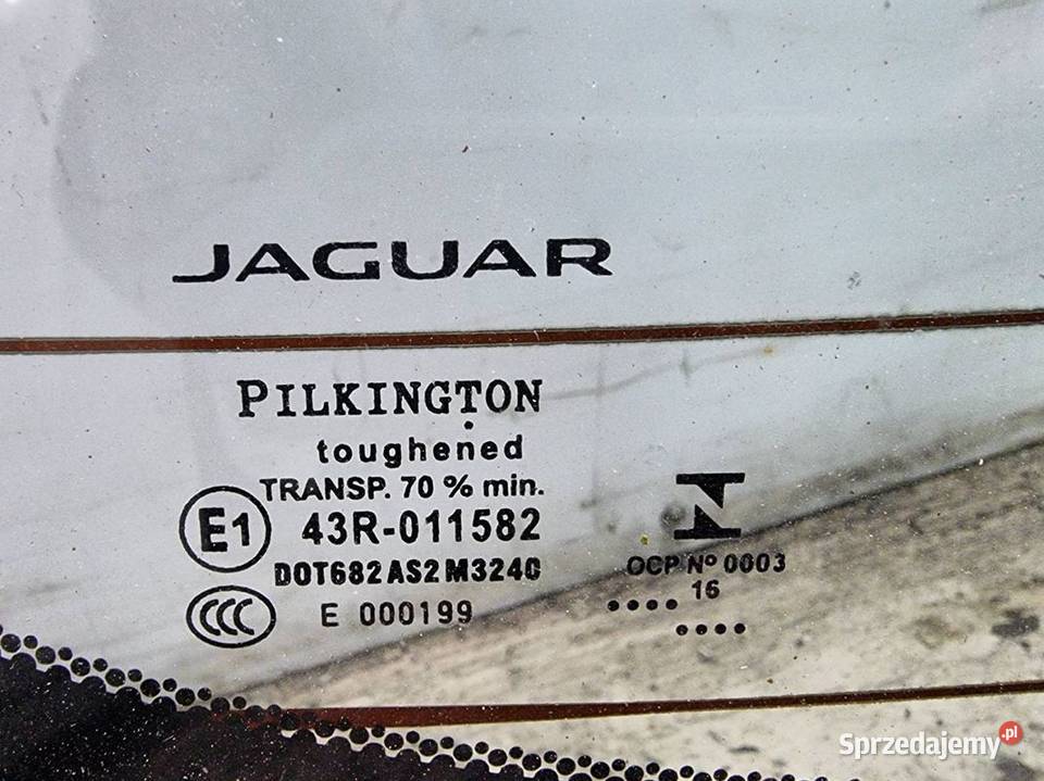 SZYBA TYŁ JAGUAR XF PURE kujawsko-pomorskie Lipno