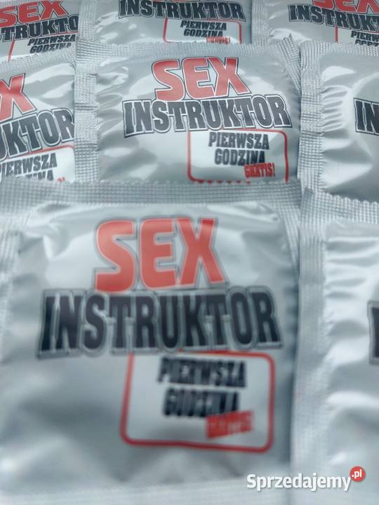 Sex instruktor - prezerwatywy z zabawnym nadrukiem