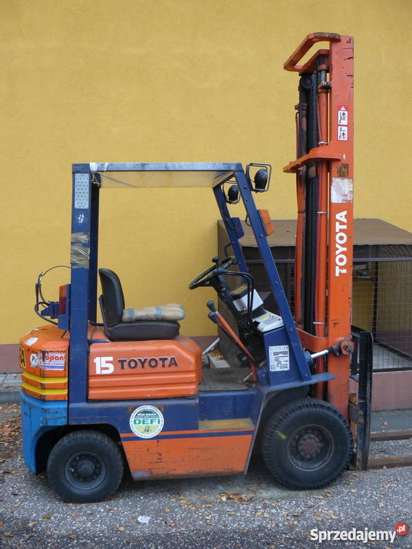 Wózek widłowy TOYOTA 5FG15 wys podnoszenia 480m Bydgoszcz sprzedam