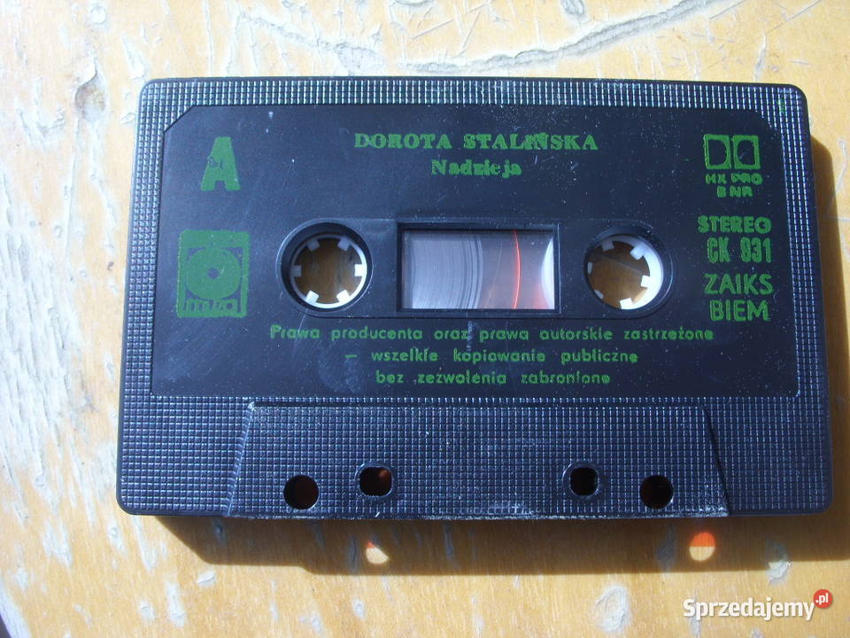 Ballada kas DOROTA STALINSKA Nadzieja 1989 kaseta Płyty i kasety dolnośląskie Wołów
