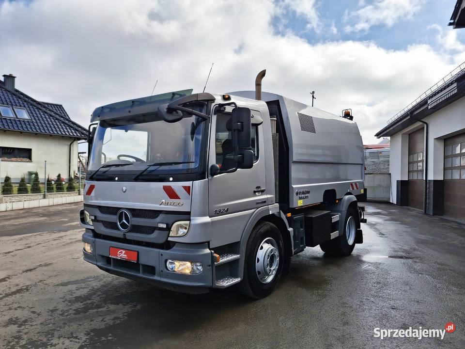 MercedesBenz Atego 1524 Zamiatarka FAUN Viajet podgrzewane lusterka boczne Specjalne Motoryzacja pomorskie