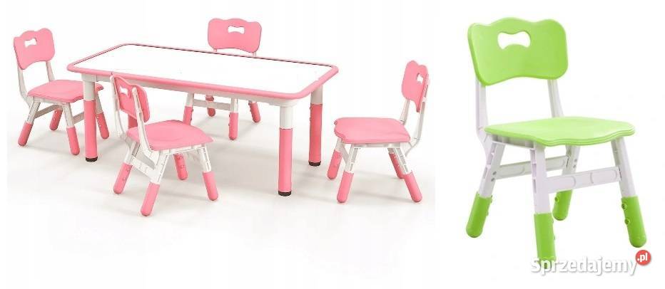 Krzesełka stoliki regulowane dzieci dolnośląskie