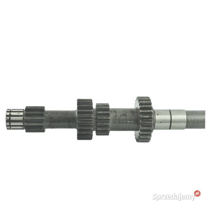 Wałek skrzyni biegów 392 mm 13T22T17T26T Kubota Tajęcina