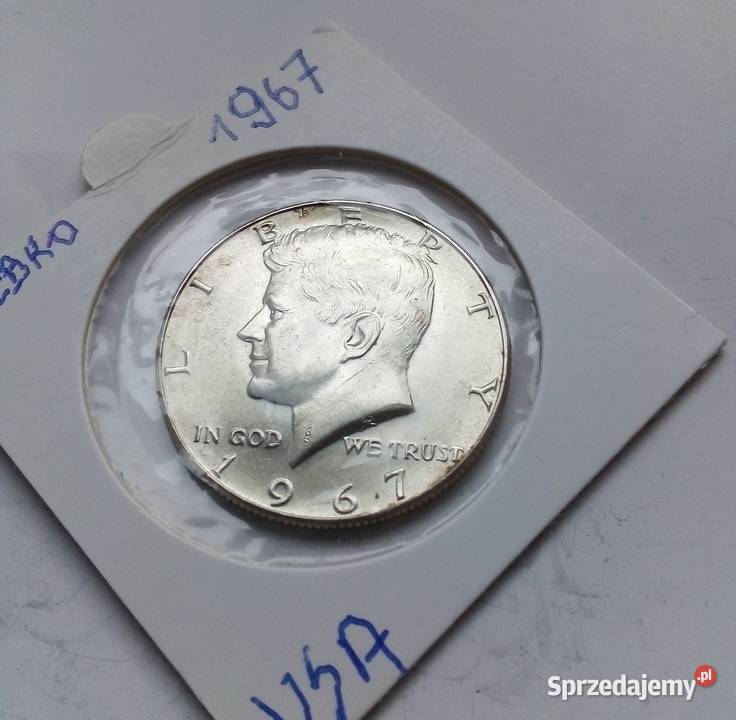 USAHALF DOLLAR1967 r SREBRO 400 KENEDY
