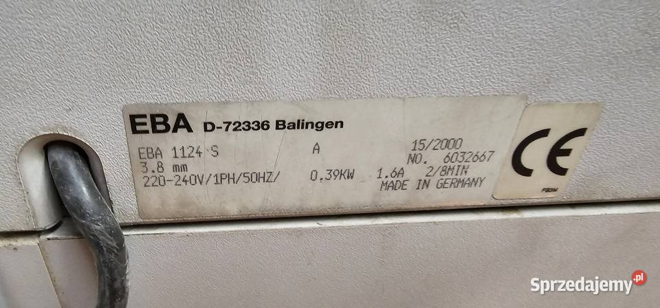 Niszczarka do papieru EBA 1124s Lubliniec