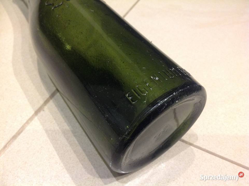 Stara Butelka Szklana LINZER BIER Sygnowana Pozostałe Nowa Sól