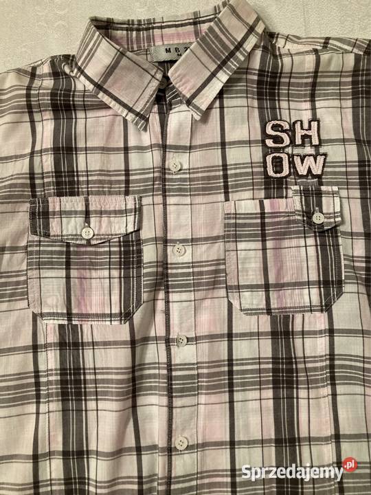 Koszula z krótkimi rękawami modna MB 21 Fashion Czerwionka-Leszczyny