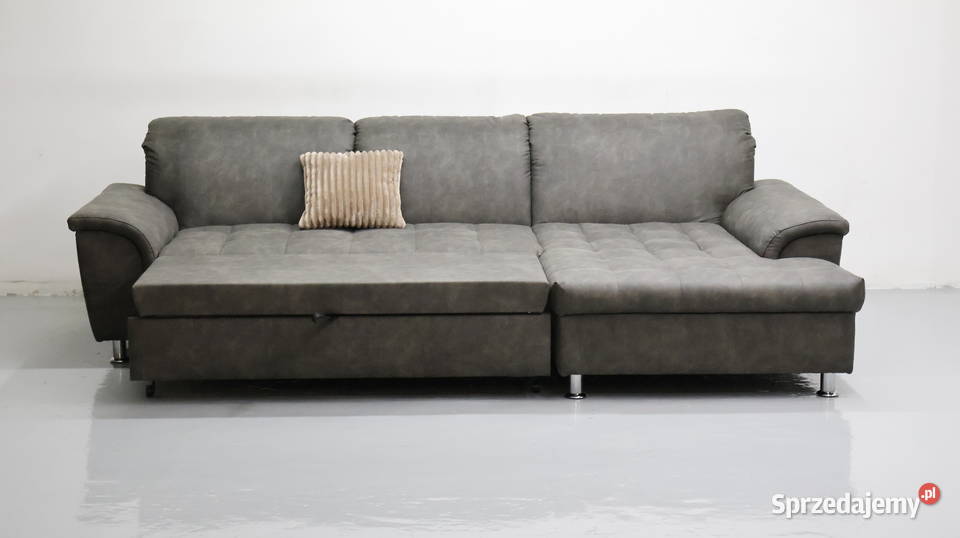 TCG NOWY NOWOCZESNY NAROŻNIK funkcja spania 82cm wielkopolskie Poznań