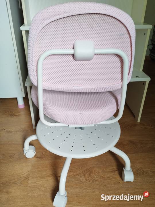 Krzesło do biurka Vimund Ikea różowe fotel Meble mazowieckie sprzedam