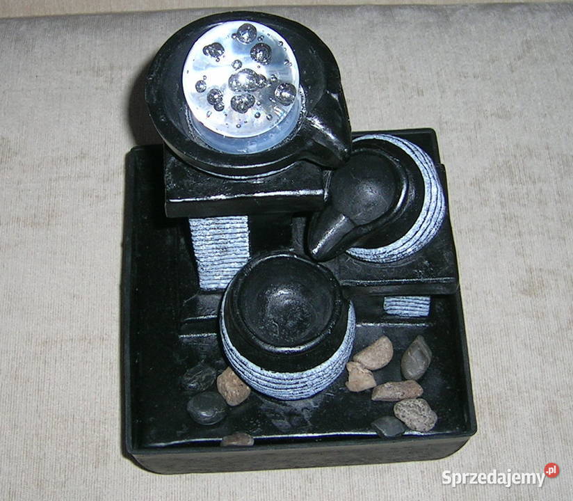 fontanna pokojowa z podświetleniem czarny mazowieckie Wyszków