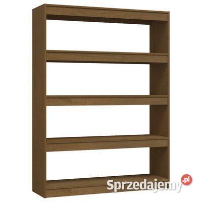 vidaXL Regał na książkiprzegroda miodowy Półki Warszawa