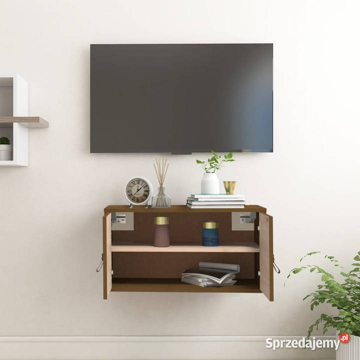 Szafka ścienna miodowy brąz 60x30x30 lite drewno Warszawa