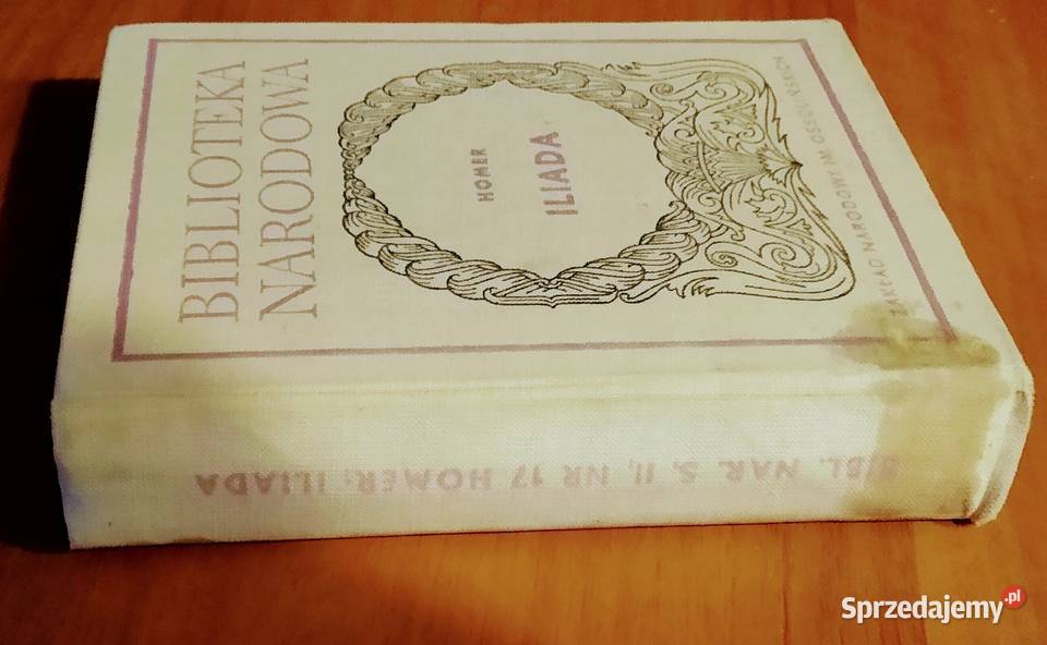 Iliada Homer Biblioteka Narodowa Seria 2 17 twarda Proza i poezja Gdańsk