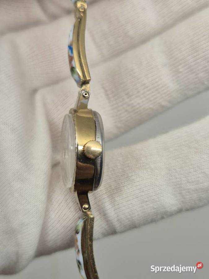 Piękny zegarek porcelanka CzajkaChaika Zegarki i Biżuteria śląskie Chorzów sprzedam