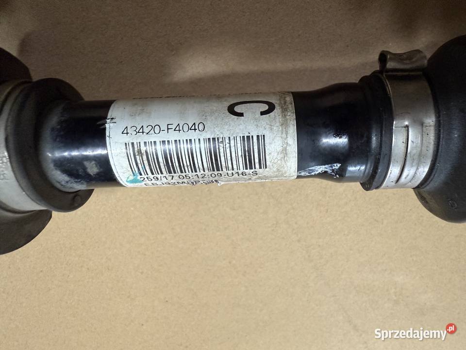 Półoś lewy przód 43420F4040 TOYOTA CHR 18 HYBRID Kolbuszowa Dolna