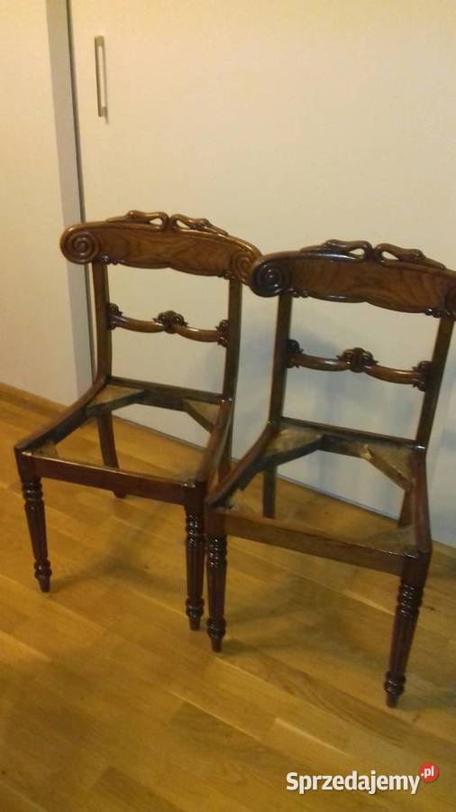 KRZEŁA BIEDERMEIER DĄB OKOŁO 1840 POLSKA warmińsko-mazurskie Orneta