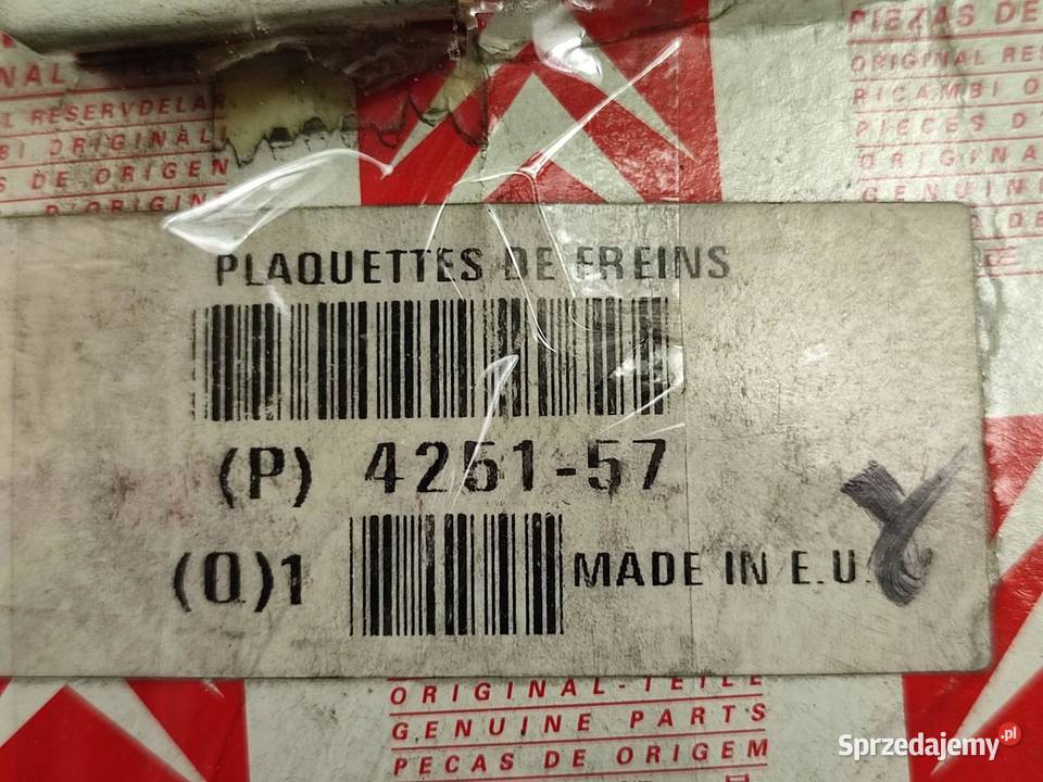 KLOCKI HAMULCOWE PRZÓD CITROEN XANTIA X1 X2