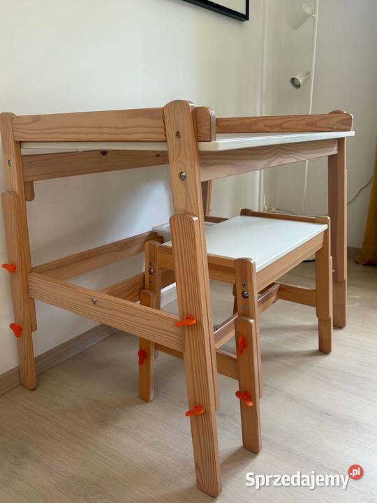 TROFAST biurko i krzesło IKEA Zduny