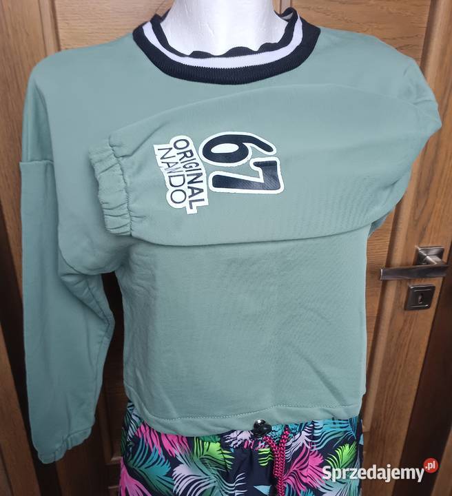 Zielona bluza sportowa 67 You are loved N 152 Zbylitowska Góra