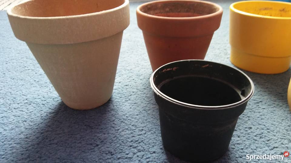 doniczki w ilości 6 komplet Poznań