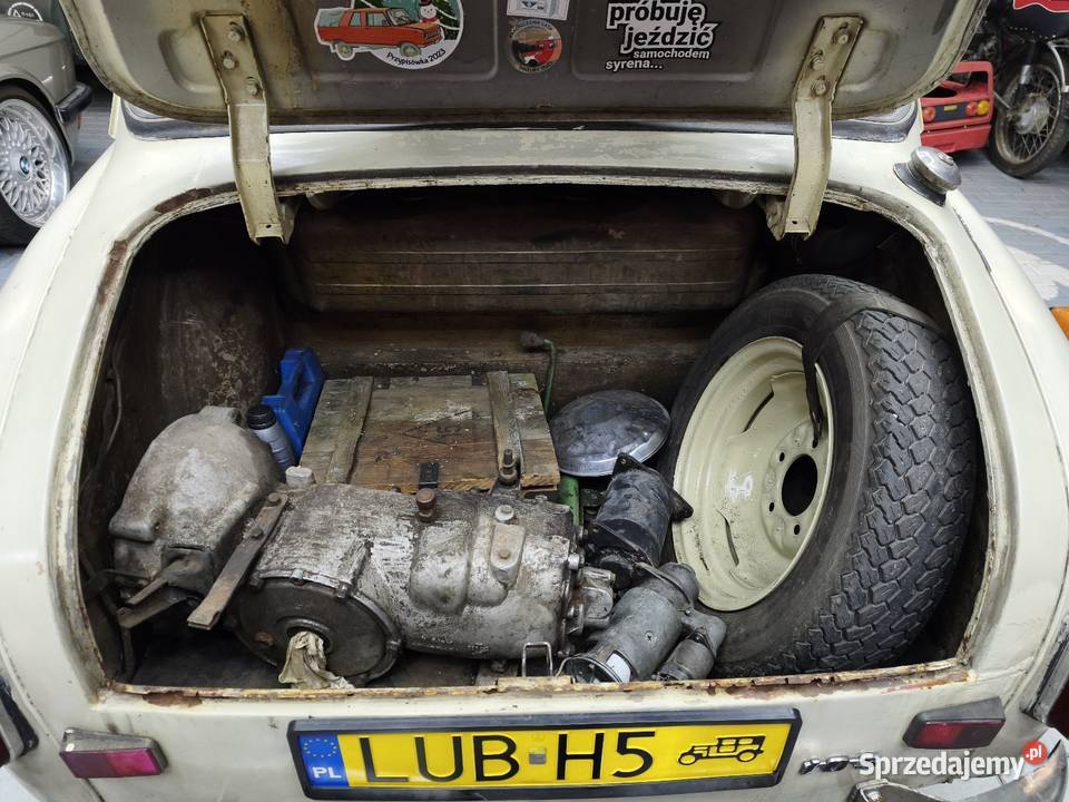 Syrena 105 żółte tablice lubelskie Zamość
