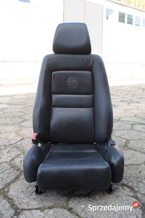 Fotel Alfa Romeo GTV 916 skórzany czarny Częstochowa
