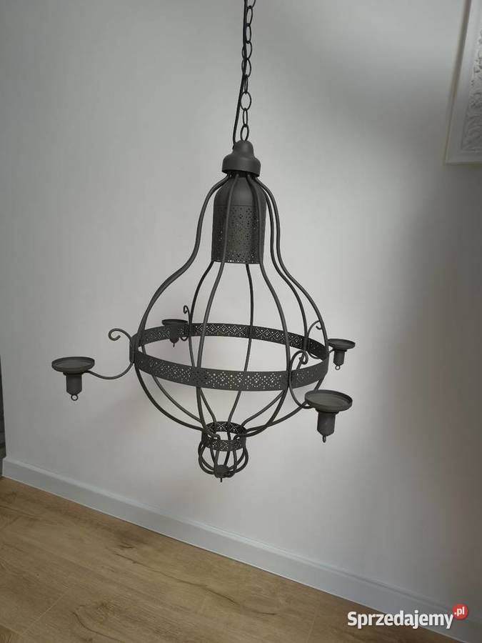 Żyrandol IKEA APPELVIKEN Lampa Loft na żarówkę i łódzkie Wiączyń Dolny