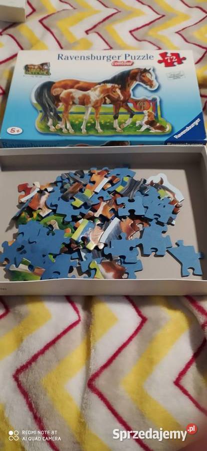 puzzle konie 72 elementy Poznań sprzedam
