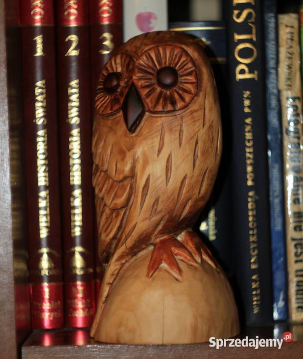 Sowa rzeźba ludowa Gniezno sprzedam