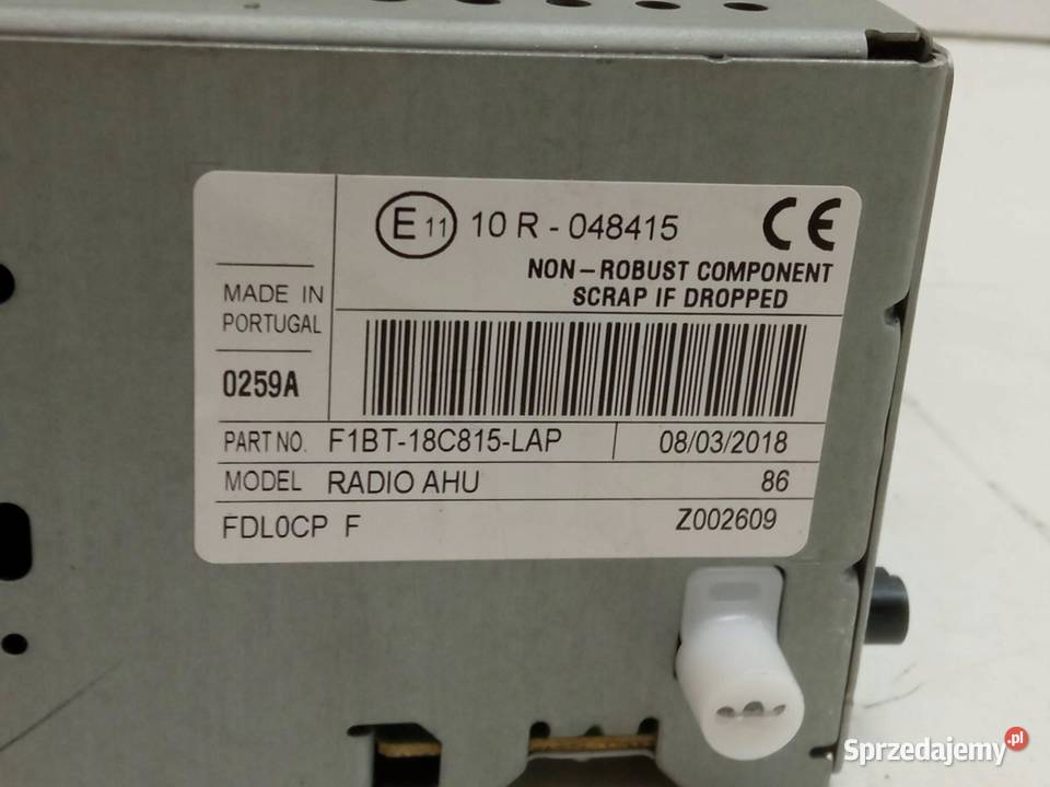 RADIO F1BT18C815AP Ford Focus Mk3 20102019