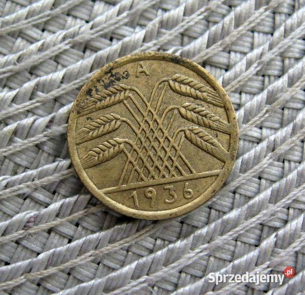Niemcy 5 Reichspfennig 1936r A Kalisz sprzedam