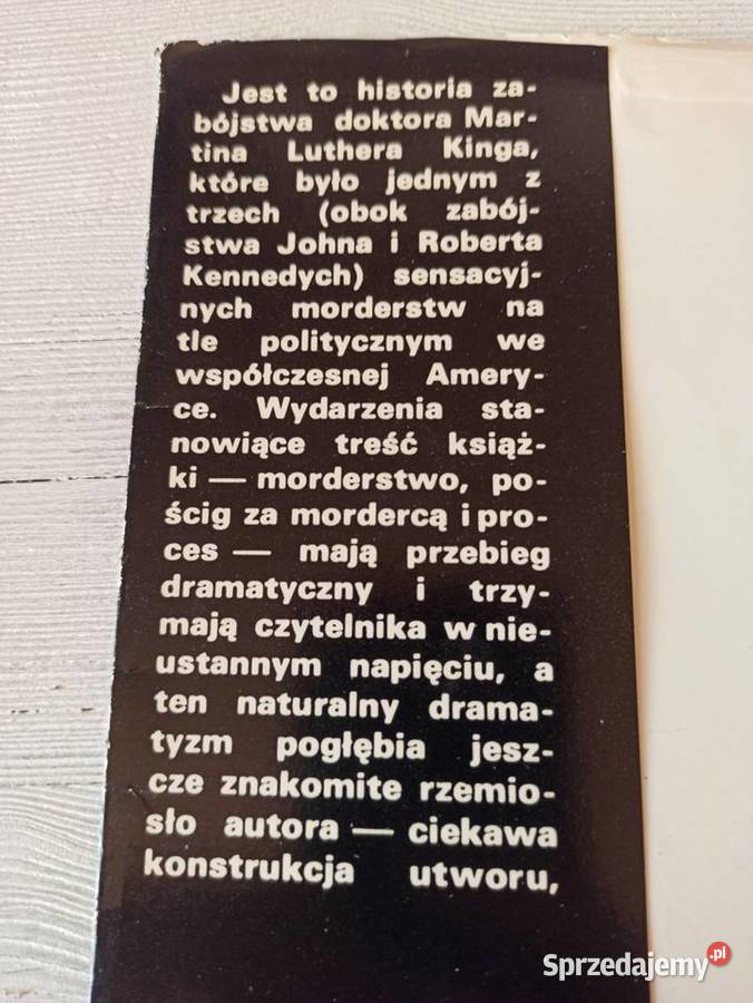 Śmierć amerykańsku Gerold Frank Stanisław Bielsko-Biała sprzedam