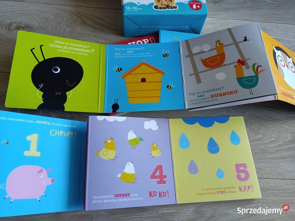 CzuCzu Hop Hop 4 książeczki edukacyjne Płock