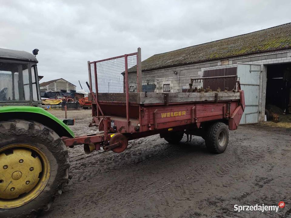 Rozrzutnik 6 t Welger nieuszkodzony mazowieckie Gostynin sprzedam