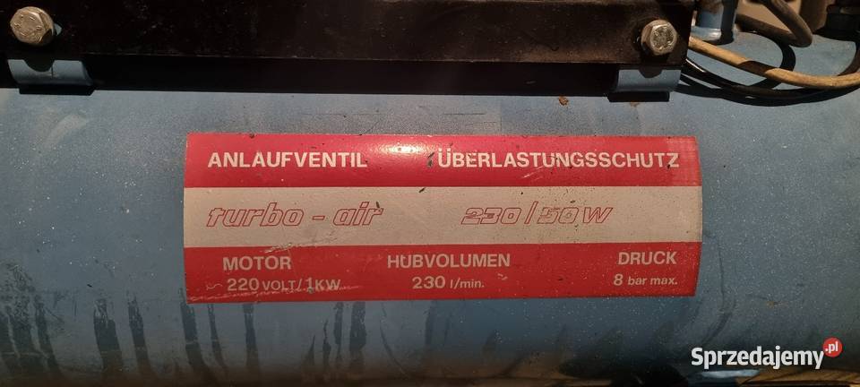 Kompresor sprężarka 50L Turze Pole