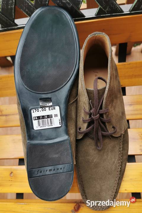 Buty męskie Skóra naturalna 44 Nowe bez metki skóra