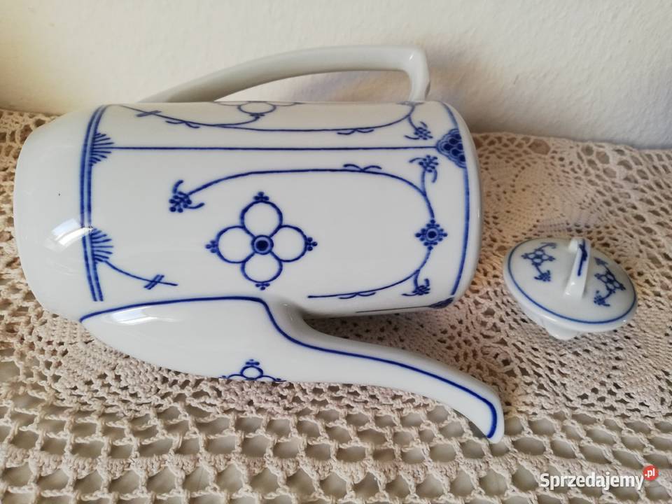 Dzbanek porcelana kahla wzór słomkowy małopolskie Gorlice
