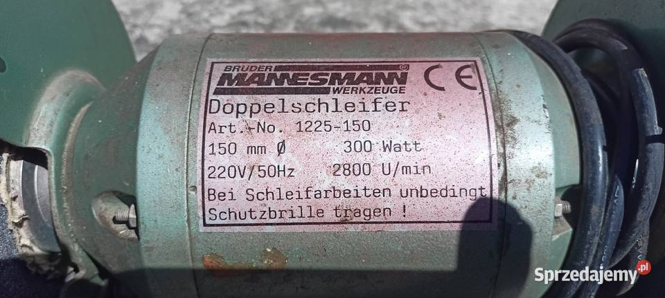 Szlifierka podwójna 300 Wat kamień 150 mm Sędziszów sprzedam