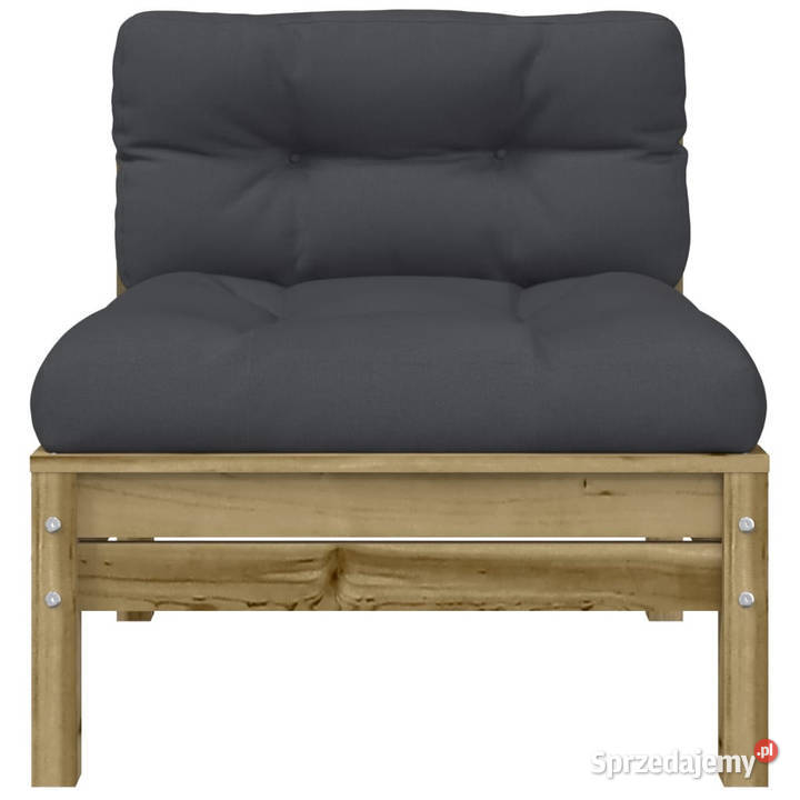 Sofa ogrodowa bez podłokietników poduszki Warszawa