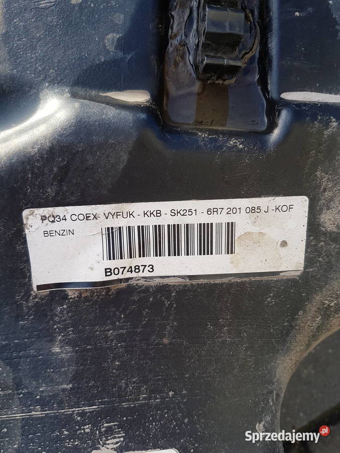 SKODA RAPID 12 TSI ZBIORNIK PALIWA WLEW wielkopolskie