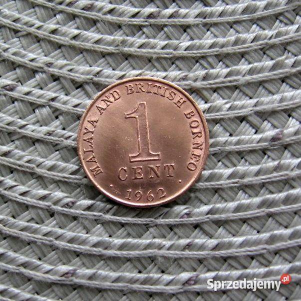 Malaje i Brytyjskie Borneo 1 Cent 1962r Kalisz