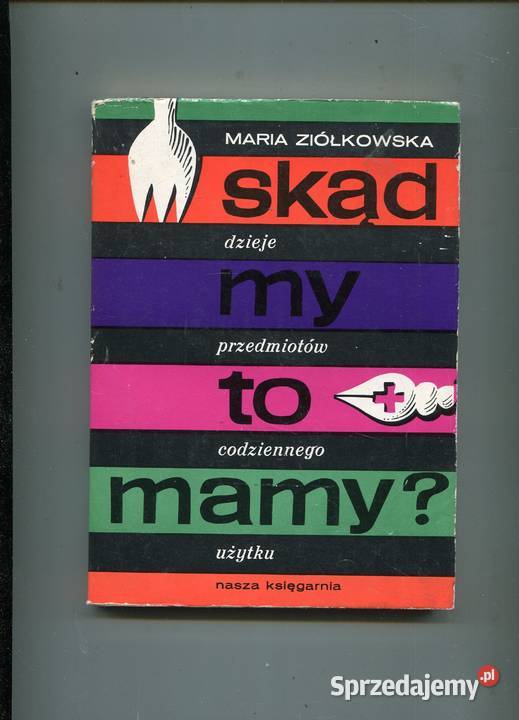 Skąd my to mamy Dzieje przedmiotów codziennego miękka z obwolutą Szczecin