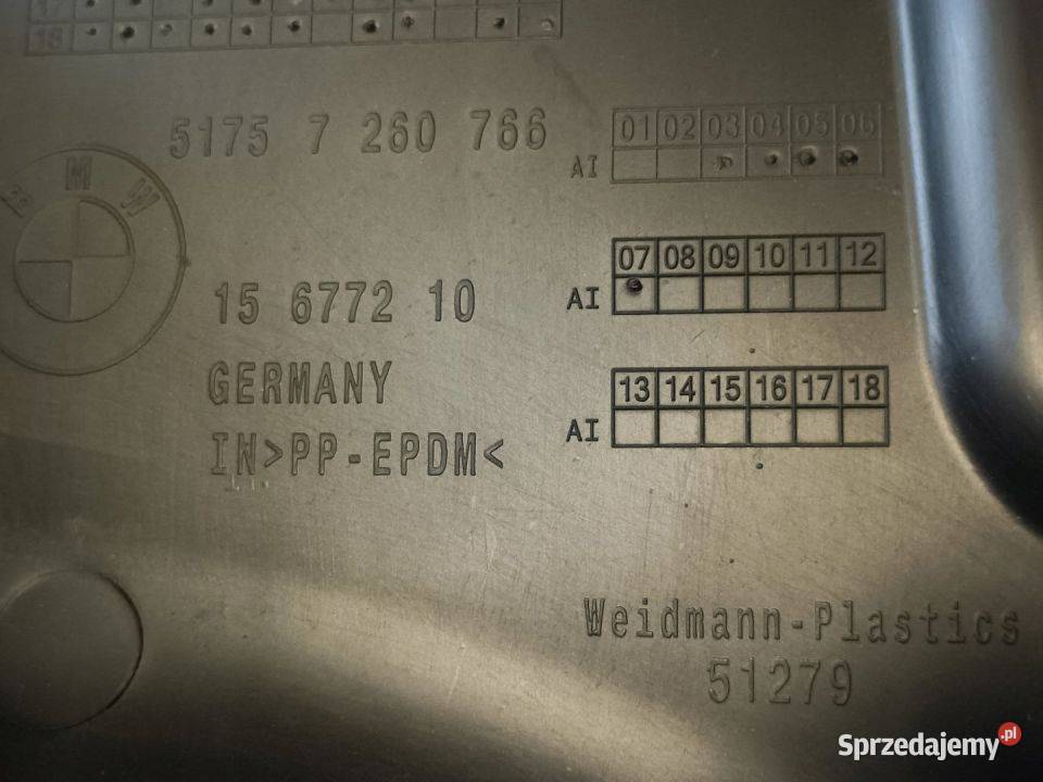 BMW F22 F23 F87 MOSP OSŁONA NADKOLA PRAWY TYŁ wielkopolskie Pleszew