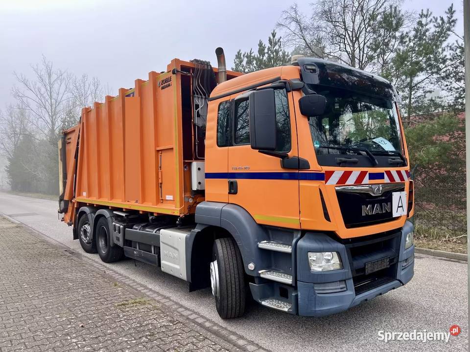 MAN TGS 26320 śmieciarka Zoeller Medium X2 euro6 pełny VAT