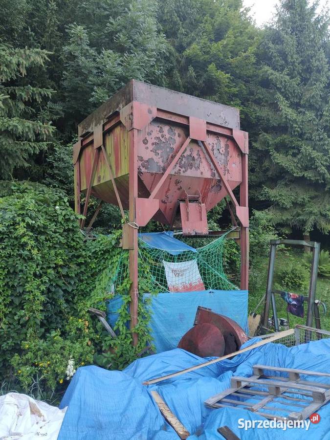 Silos zbiornik na trociny zrębki odciąg MMM Produkcja Maków Podhalański sprzedam