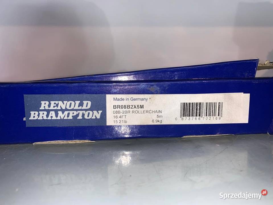 Łańcuch rolkowy Renold Brampton BR08B2 x5m mazowieckie Warszawa sprzedam