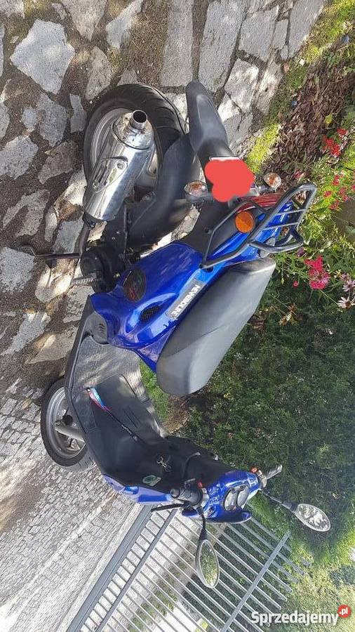 Skuter CPI popcorn przerobiony z 49cc na70cc Motoryzacja Młynica