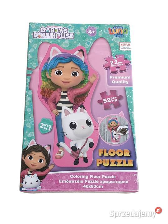 Puzzle Luna Toys 52 elementów Koci Domek Gabi